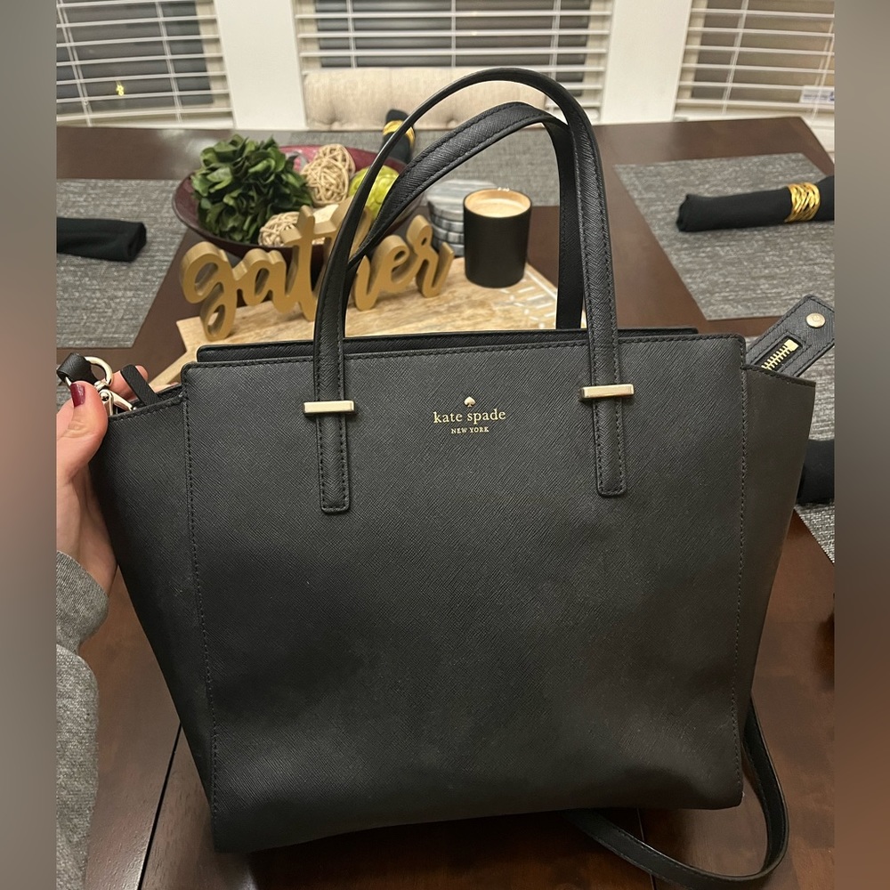 Black Kate Spade tote
